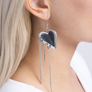 Heart Earrings - Sweetheart Specialty - Black